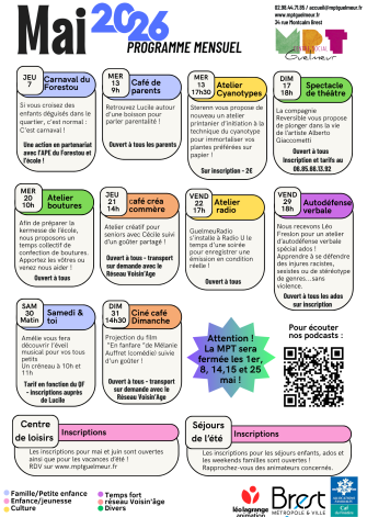 Programmes mensuels