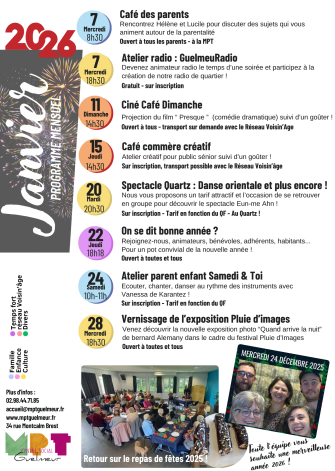 Programmes mensuels(3)