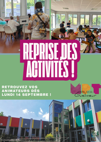 reprise des activités !